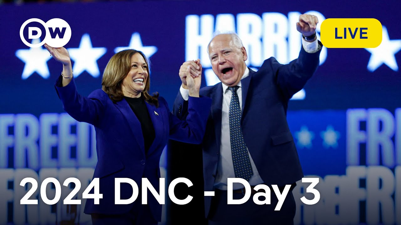 Live Democratic National Convention 2024 Day 3 DW News