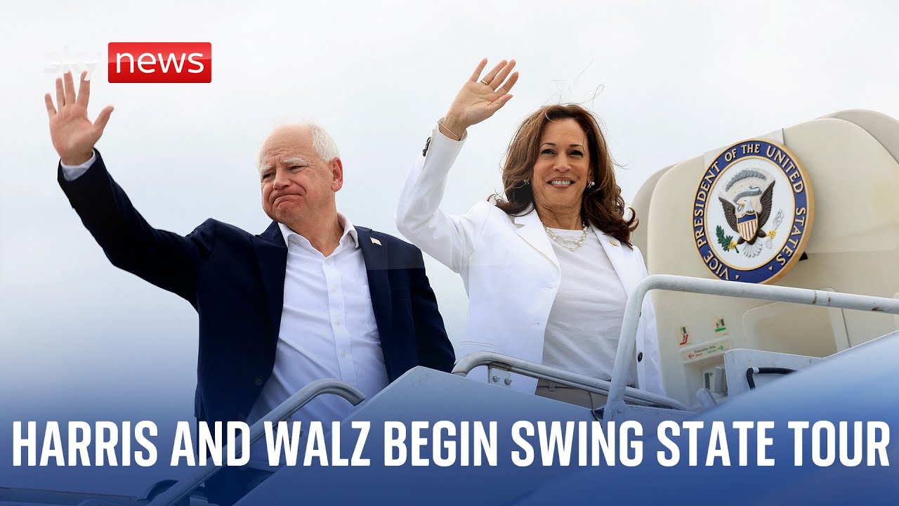 US election Kamala Harris and vice president candidate pick Tim Walz